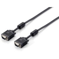 Equip 118814, 10 m, VGA (D-Sub), VGA (D-Sub), Männlich, Männlich, Schwarz