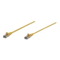 Intellinet Network Patch Cable, Cat6, 2m, Yellow, CCA, U/UTP, PVC, RJ45, Gold Plated Contacts, Snagless, Booted, Lifetime Warranty, Polybag - Patch-Kabel - RJ-45 (M)