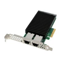 ALLNET ALL0139v2-2-10G-TX, Eingebaut, Kabelgebunden, PCI Express, Ethernet, 10000 Mbit/s, Schwarz