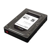 StarTech.com 2,5 auf 3,5 Aluminium SATA Festplattengehäuse für HDD/SSD bis 12,5mm - 6,4cm auf 8,9cm (2,5/3,5 Zoll)