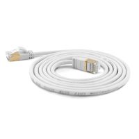WANTEC Extra dünnes CAT7 SSTP Patchkabel, 0,5 m, Cat7, S/FTP (S-STP), RJ-45, RJ-45, Weiß