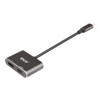 Club 3D Videoadapter - 24 pin USB-C (M) zu HDMI, DisplayPort (W)