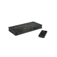 ROLINE 14.01.3596, HDMI, Metall, Schwarz, 225 MHz, 3840 x 2160 Pixel, 12 V