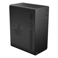 AEROCOOL ADVANCED TECHNOLOGIES Aerocool CS110, Mini Tower, PC, Schwarz, micro ATX, Mini-ITX, SPCC, Stahl, Heimbüro