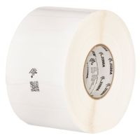 Zebra PolyPro 3000T - Polypropylen (PP) - glänzend - permanenter Acrylklebstoff - klar - 55 x 35 mm 8400 Etikett(en) (4 Rolle(n)