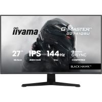 Iiyama G-MASTER Mit dem Monitor G2741QSU-B1 Black Hawk mit IPS-Panel-Technologie und 1 ms MPRT-Reaktionszeit bist du immer einen Schritt voraus, 68,6 cm (27"), 2560 x 1440 Pixel, Schwarz