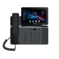Fanvil V66, IP-Telefon, Dunkles Grau, Kabelgebundenes Mobilteil, Tisch/Wand, SIP-Info, 20 Zeilen