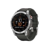 Garmin epix Gen 2 - Slate Steel - Sportuhr mit Band - Silikon - Handgelenkgröße: 125-208 mm - Anzeige 3.32 cm (1.3")