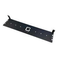 Gude 0871 - Halterung - Tisch montierbar, geeignet für Wandmontage - Schwarz - 1U - 48.3 cm (19")
