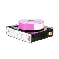 Zebra Z-Band Direct - Polypropylen (PP) - permanenter Acrylklebstoff - perforiert - 6 mil - lila, Fühlmarke schwarz - 25.4 x 279.4 mm 1200 Stck. (6 Rolle(n)