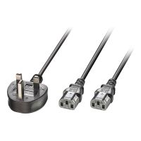 Lindy Netz-Splitter - power IEC 60320 C13 zu BS 1363A (M)