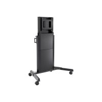 Chief XL Electric Height Adjust Cart - Wagen - motorisiert - für Flachbildschirm - Schwarz - Bildschirmgröße: 127-203.2 cm (50"-80")