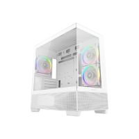 Deepcool CG380 3F WH - Micro-ATX - micro ATX - Seitenteil mit Fenster (gehärtetes Glas)