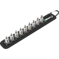Wera 05003882001, Steckschlüssel-Satz, 1/4", Metrisch, 9 Kopf/Köpfe, 40,8,9,10,15,20,25,27,30 mm
