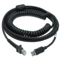 Datalogic USB-Kabel - 5 m - gewickelt - Schwarz