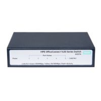 HPE OfficeConnect 1420 5G, Unmanaged, L2, Gigabit Ethernet (10/100/1000), Vollduplex, Rack-Einbau, 1U