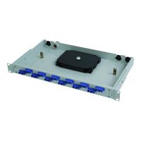 Telegärtner Karl Gärtner Telegärtner BASIS V - Patch Panel - SC X 48 - Hellgrau, RAL 7035 - 1U - 48.3 cm (19")