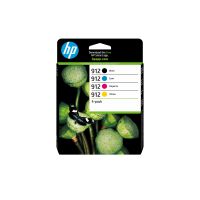 HP 912 - 4er-Pack - Schwarz, Gelb, Cyan, Magenta