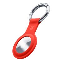 Cellularline Key Ring - AirTag, Hülle, Rot, Apple, Silikon, Apple AirTag, 0,0600 mm
