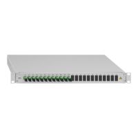 Rutenbeck Glasfaserkabelkiste - Rack montierbar - LSH/APC SM X 12 - Hellgrau, RAL 7035 - 1U - 48.3 cm (19")