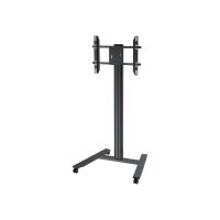 Hagor DS Stand Single - Wagen - für LCD-Display - Aluminium - Schwarz - Bildschirmgröße: 116.8-165.1 cm (46"-65")