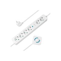 LogiLink Steckdosenleiste - Wechselstrom 230 V - 3500 Watt - Ausgangsanschlüsse: 6 (6 x Leistungs-CEE 7/3)