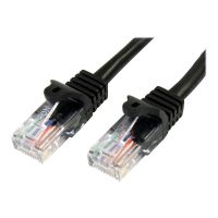 StarTech.com 1m Cat5e RJ45 UTP Netzwerkkabel Snagless - Cat 5e Patchkabel - Schwarz - Stecker / Stecker - Patch-Kabel - RJ-45 (M)