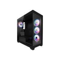 LC-Power 715B - Midi-Tower Gaming - ATX - Seitenteil mit Fenster (gehärtetes Glas)
