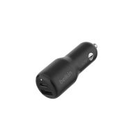 Belkin BoostCharge - Auto-Netzteil - 42 Watt - PD 3.0, Fast Charge - 2 Ausgabeanschlussstellen (USB, 24 pin USB-C)