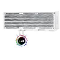 Lian Li GA II Hydroshift II LCD-C 360N, All-in-One-Flüssigkeitskühler, Weiß