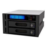 ICY BOX RAIDON iR2622 - Internes RAID-Gehäuse mit Datenanzeige, Netzanzeige, Tastensperre, LCD-Anzeige, hotswapfähiger Wechselrahmen, Überhitzungsalarm, HDD-Ausfallanzeige, 6 x 6 cm Lüfter - 2,5" / 3,5" gemeinsam genutzt (6,4 cm/8,9 cm gemeinsam genutzt)