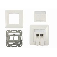 Synergy 21 S216330, 2 x RJ-45, Weiß, 80 mm, 80 mm