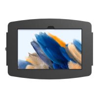 Compulocks Galaxy Tab A8 10.5" Space Enclosure Wall Mount - Gehäuse - für Tablett - verriegelbar - hochwertiges Aluminium - Schwarz - Bildschirmgröße: 26.7 cm (10.5")