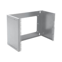 DIGITUS Eco-Line DN-19 PB-8U - Schrank - geeignet für Wandmontage - Grau, RAL 7035 - 8U - 48.3 cm (19")