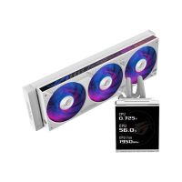 ASUS ROG STRIX SLC IV 360 ARGB LCD - White Edition - Prozessor-Flüssigkeitskühlsystem - (für: AM4, AM5, LGA1851, LGA1700)