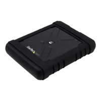 StarTech.com USB 3.0 auf 2,5 SATA 6Gbps / SSD Festplattengehäuse mit UASP - 2,5 Zoll (6,4cm)