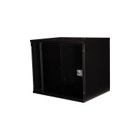 ROLINE Basic - Gehäuse - kit, 540x400 WxD - geeignet für Wandmontage - RAL 9005, Jet Black - 9U - 48.3 cm (19")