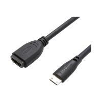 VALUE HDMI-Adapter - 19 pin mini HDMI Type C männlich zu HDMI weiblich