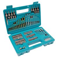 Makita B-68432, Bohrer, Bohrerbit-Set, Metall, Stein, Holz, 3, 4, 5, 6, 8, 10 mm, 1, 1.5, 2, 2.5, 3, 3.5, 4, 4.5, 5, 5.5, 6, 6.5, 7 mm, 3, 4, 5, 5.5, 6, 7, 8, 9, 10 mm