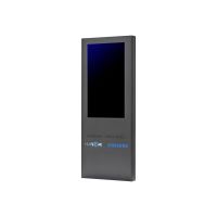 Hagor ScreenOut OH46D-K - Gehäuse - für LCD-Display - verriegelbar - Kunststoff, rostfreier Stahl, Glas - Anthrazit - Bildschirmgröße: 116.8 cm (46")