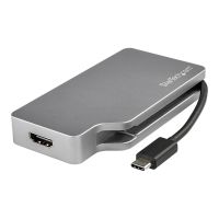 StarTech.com USB-C Video Adapter Multiport - Space Grau