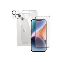 PanzerGlass 3-in-1 Schutzpacket - Schutzhülle hintere Abdeckung für Mobiltelefon - Polycarbonat, Polyethylenterephthalat (PET)
