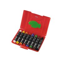 Pelikan 665/8 WF - Farbstift - Wachs - verschiedene Farben (Packung mit 8)