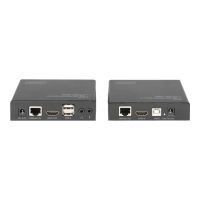 DIGITUS 4K HDMI HDBaseT 2.0 KVM Extender Set, 100 m