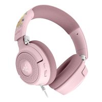 Razer Kraken V4 X – Pikachu & Eevee Edition, Kabelgebunden, 20 - 20000 Hz, Gaming, 350 g, Kopfhörer, Pink