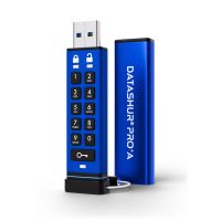 iStorage datAshur PRO+A, 32 GB, USB Typ-A, 3.2 Gen 1 (3.1 Gen 1), 310 MB/s, 25 g, Blau