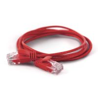 WANTEC 7270, 0,5 m, Cat6a, U/UTP (UTP), RJ-45, RJ-45, Rot