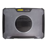 Gamber-Johnson InfoCase - Hintere Abdeckung für Tablet / Zahlungsterminal - widerstandsfähig - mit drehbarem Handriemen - Polycarbonat, Thermoplastisches Polyurethan (TPU)