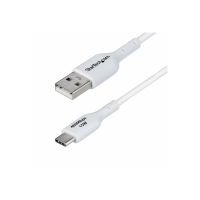 StarTech.com 3ft (1m) White USB-A to USB-C Charging Cable/Cord, M/M - USB-Kabel - USB (M)