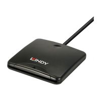 Lindy SMART Chipkartenleser - USB 2.0 - Schwarz